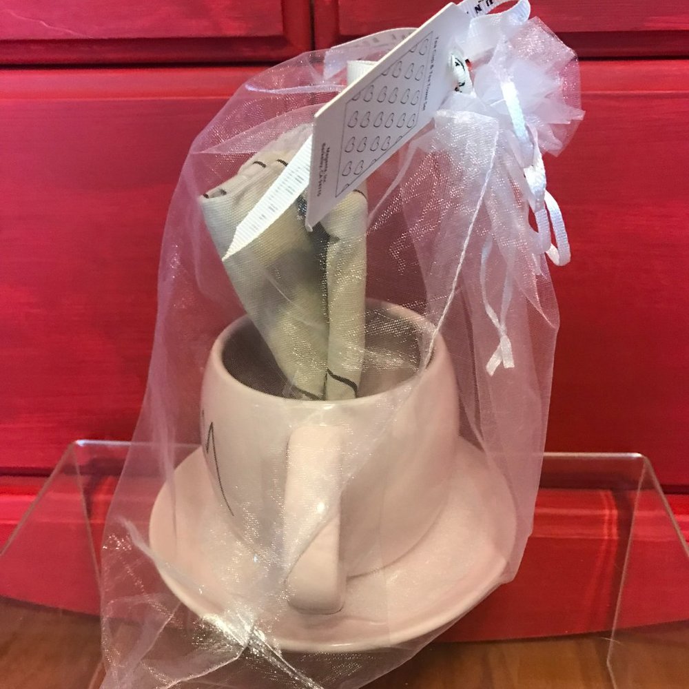 Rae Dunn Mom Tea cup and towel gift set NWT Mother's Day - Picture 4 of 9